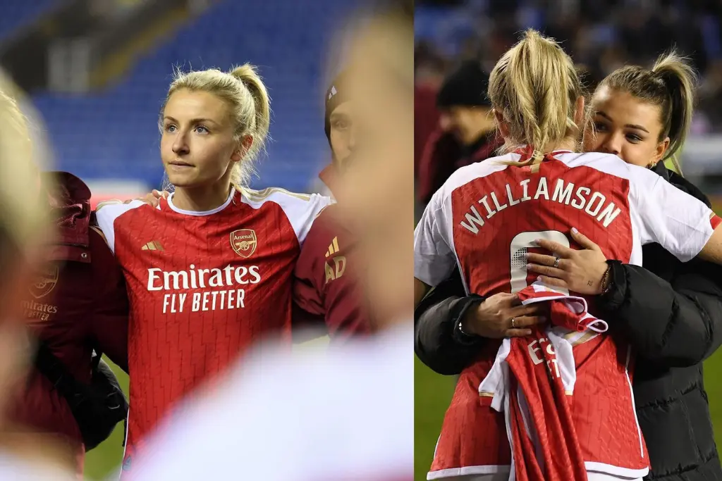 Leah Williamson back to arsenal after 10 months